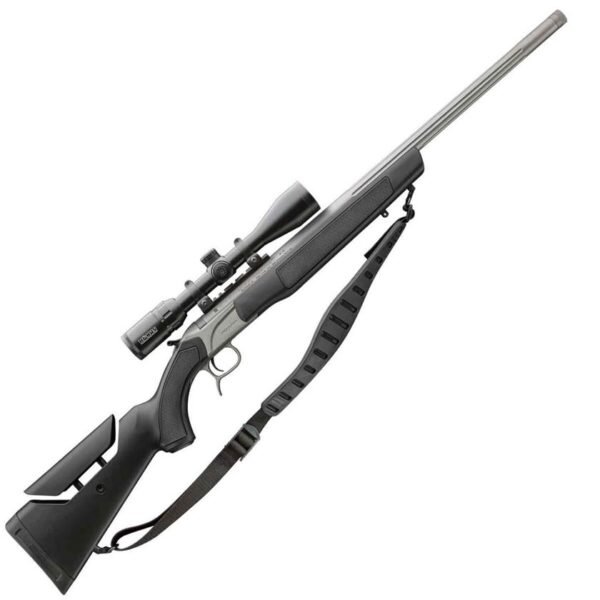 CVA Accura MR-X 50 Caliber Stainless Steel Black Break Action-Hammer Fire In-Line Muzzleloader - 26in