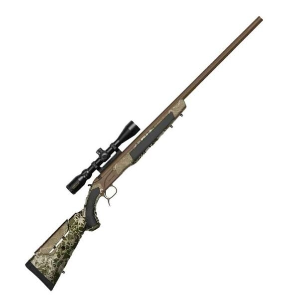 CVA Accura LR-X 45 Caliber Cerakote Patriot Brown and Nitride Break Action Hammer Fire In-Line Muzzleloader w/ 3-10x44mm Scope - 30in