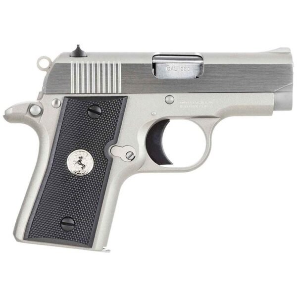 H113 Colt Mustang 380 Auto (ACP) 2.75in Brushed Stainless Pistol - 6+1 Rounds