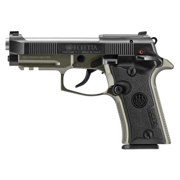 Beretta 80X Cheetah 380 Auto (ACP) 3.9in OD Green/Matte Black Pistol - 13+1 Rounds