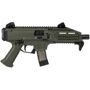 CZ Scorpion EVO 3 S1 9mm Luger 7.72in Black/OD Green Modern Sporting Pistol - 10+1 Rounds