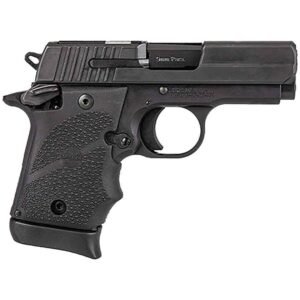 Sig Sauer P938 SAS 9mm Luger 3in Black Hardcoat Anodized Aluminum Pistol - 7+1 Rounds