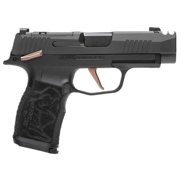 Sig Sauer Rose 9mm Luger 3.1in Black Pistol - 10+1 Rounds