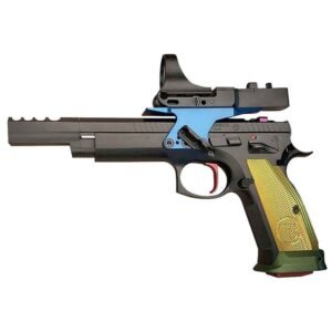 CZ USA 75 TS Czechmate Parrot 9mm Luger 5.23in Black Pistol - 20+1 Rounds