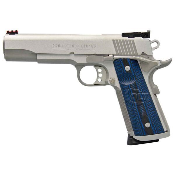 H17 Colt Gold Cup Trophy 45 Auto (ACP) 5in Stainless Steel Pistol - 8+1 Rounds