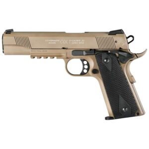 Colt 1911 Government A1 Rail Gun 22 Long Rifle 5in Flat Dark Earth Pistol - 12+1 Rounds