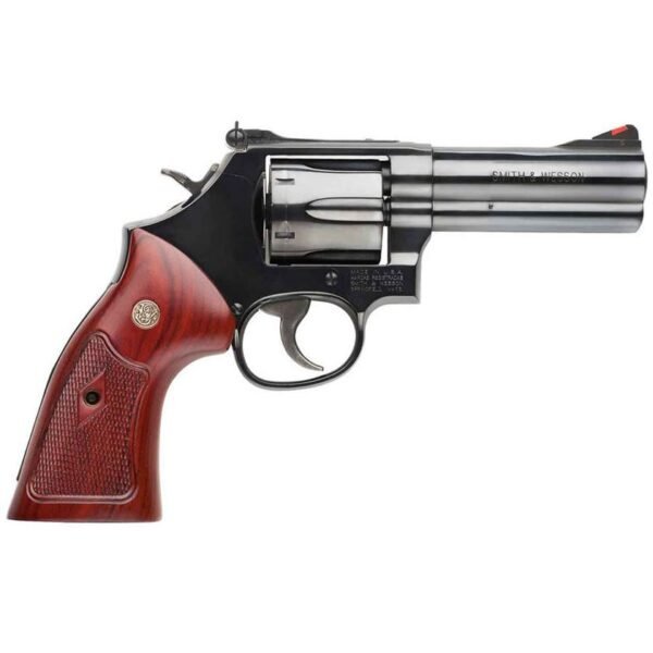 H259 Smith & Wesson Model 586 357 Magnum 4in Blued Revolver - 6 Rounds