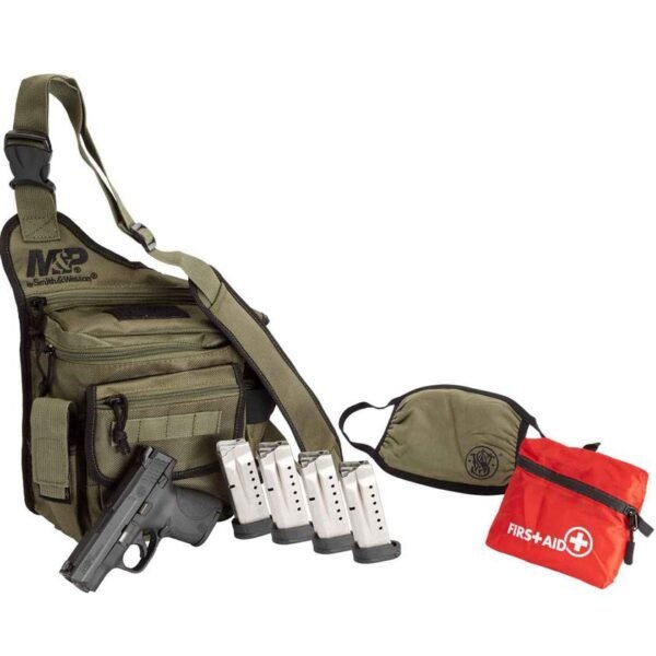 Smith & Wesson M&P9 Shield Bug Out Bag 9mm Luger 3.1in Black Pistol - 8+1 Rounds
