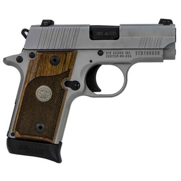 Sig Sauer P238 Elite 380 Auto (ACP) 2.7in Stainless Pistol - 7+1 Rounds