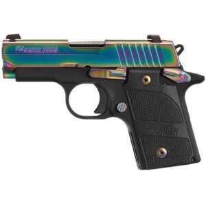 Sig Sauer P938 Edge 9mm Luger 3in Custom Edge PVD Pistol - 6+1 Rounds