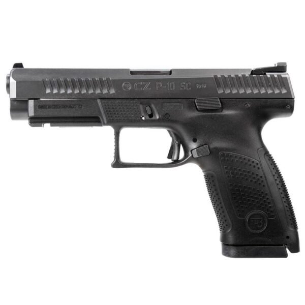 CZ P-10 Semi-Compact 9mm Luger 4.5in Black Nitride Pistol - 15+1 Rounds