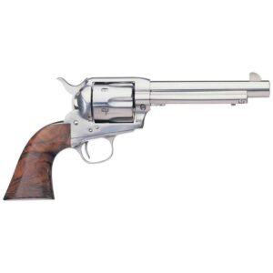 Uberti 1873 Single Action Cattleman 45 (Long) Colt 5.5in Stainless Steel Revolver - 6 Rounds