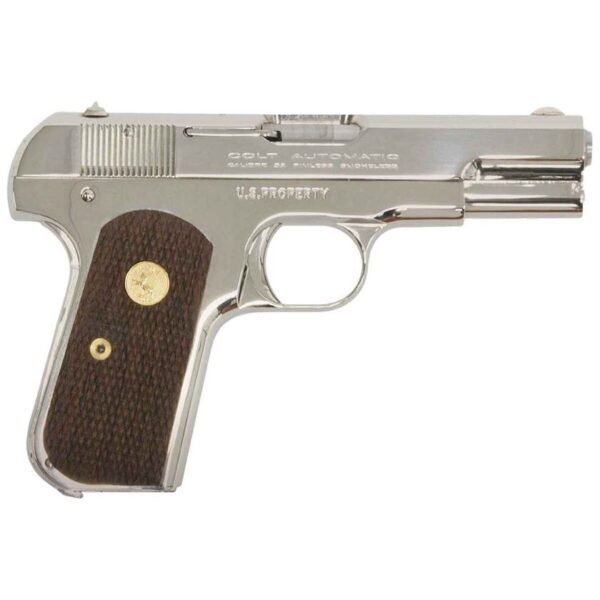 Colt 1903 Pocket Hammerless 32 Auto (ACP) 3.75in Nickel Steel Pistol - 8+1 Rounds