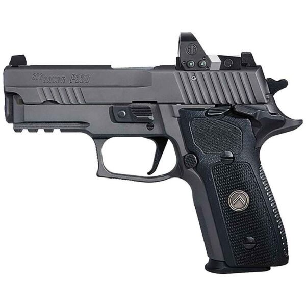 H66 Sig Sauer P229 Compact Legion RXP 9mm Luger 3.9in Legion Gray Cerakote Elite Pistol - 15+1 Rounds