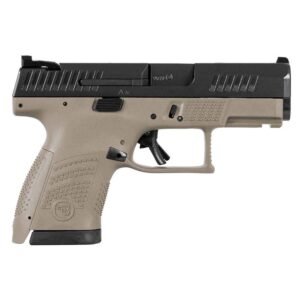 CZ P-10 S 9mm Luger 3.5in Black/FDE Pistol - 10+1 Rounds