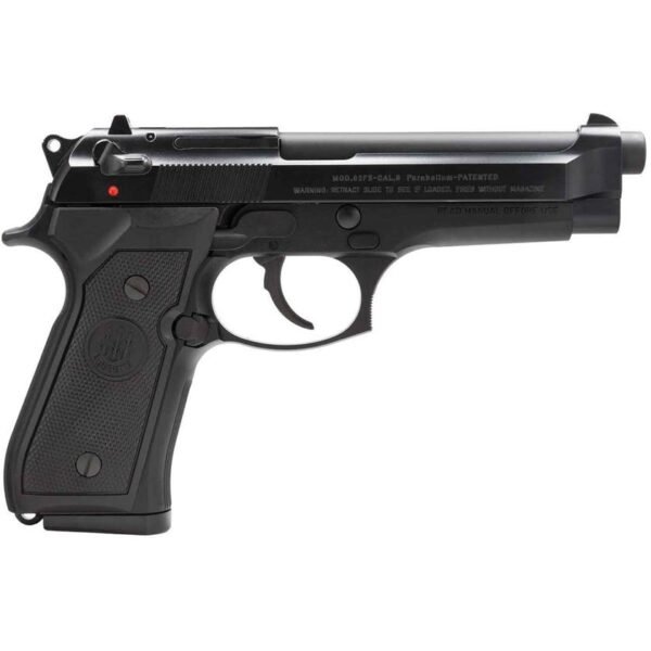 Beretta 92FS 9mm Luger 4.9in Black Pistol - 10+1 Rounds