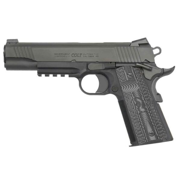 Colt Combat Unit Rail 1911 45 Auto (ACP) 5in Black Nitride Pistol - 8+1 Rounds