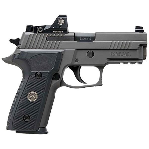 H80 1599 Sig Sauer P229 Compact Legion RXP 9mm Luger 3.9in Legion Gray Cerakote Elite Pistol - 15+1 Rounds