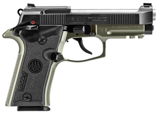 Beretta 80X Cheetah .380 ACP Pistol, Green
