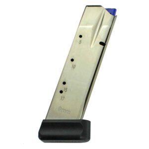 CZ USA Nickel CZ 75 SP-01/Shadow II 9mm Luger Handgun Magazine - 19 Rounds