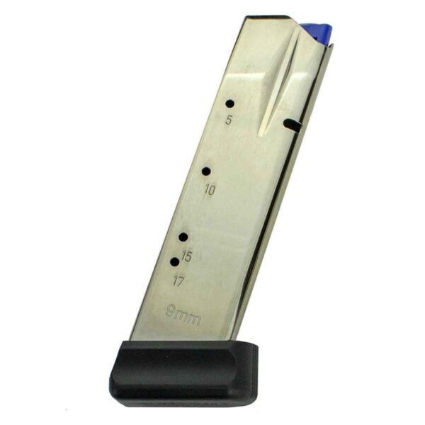 CZ USA Nickel CZ 75 SP-01/Shadow II 9mm Luger Handgun Magazine - 19 Rounds