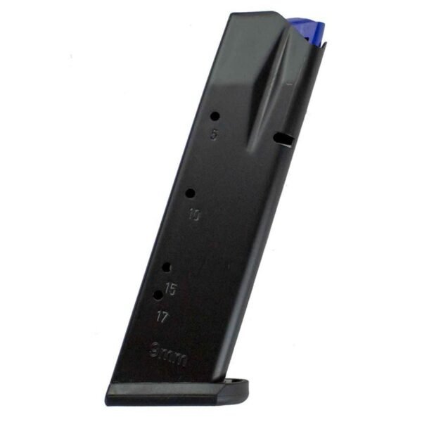 CZ USA Black CZ 75 SP-01/Shadow II 9mm Luger Handgun Magazine - 17 Rounds