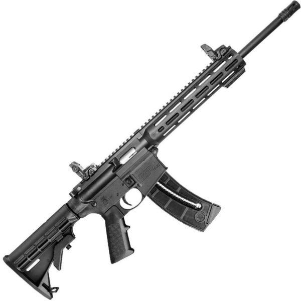Smith & Wesson M&P15-22 Matte Black Semi Automatic Modern Sporting Rifle - 22 Long Rifle - 25+1 Rounds