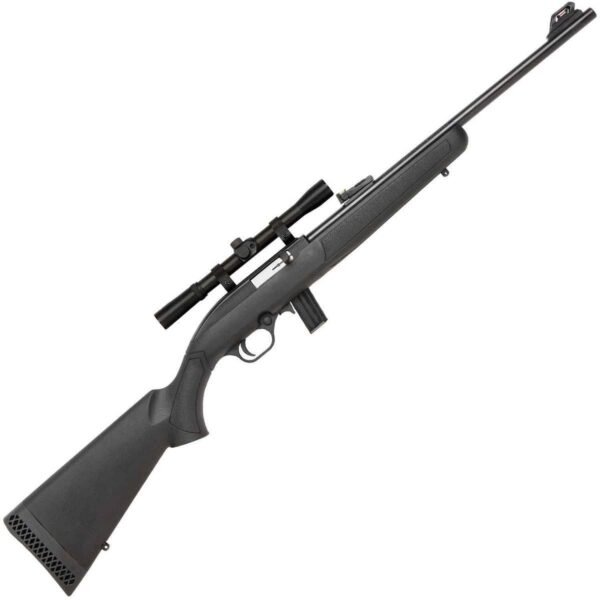 Mossberg International 702 Plinkster With Scope Black Semi Automatic Rifle - 22 Long Rifle