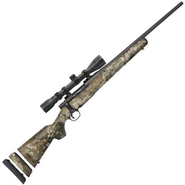 Mossberg Patriot Compact Super Bantam With Variable Scope Blued/Strata Camo Bolt Action Rifle - 7mm-08 Remington