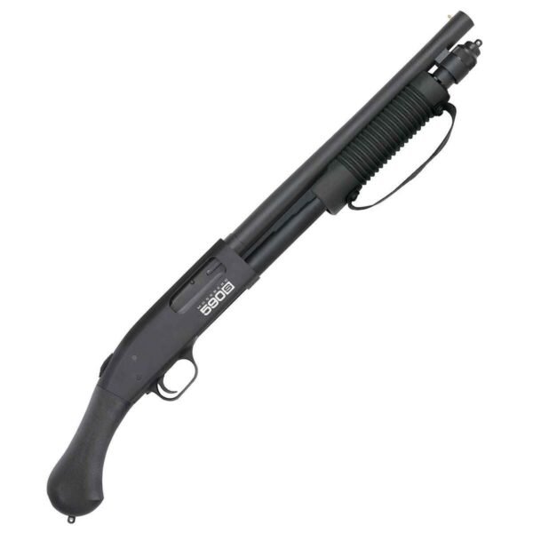Mossberg 590S Shockwave Black Anodized 12 Gauge 3in Pump Shotgun - 14.38in