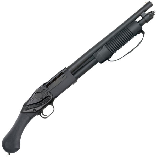 Mossberg 590 Shockwave Laser Saddle Black 20 Gauge 3in Pump Action Firearm - 14.38in