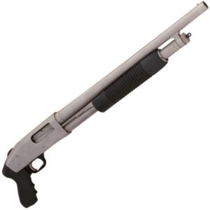 Mossberg 500 Tactical JIC Mariner Package Silver Marinecote 12 Gauge 3in Pump Action Firearm - 18.5in