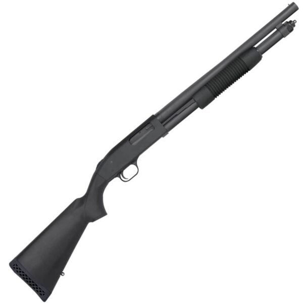 Mossberg 590 7-Shot Black 12 Gauge 3in Pump Shotgun - 18.5in