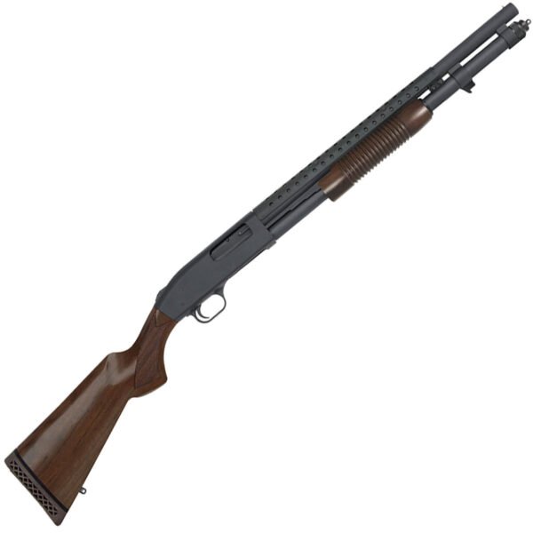 MS76 Mossberg 590 Retrograde Black/Walnut 12 Gauge 3in Pump Action Shotgun - 20in
