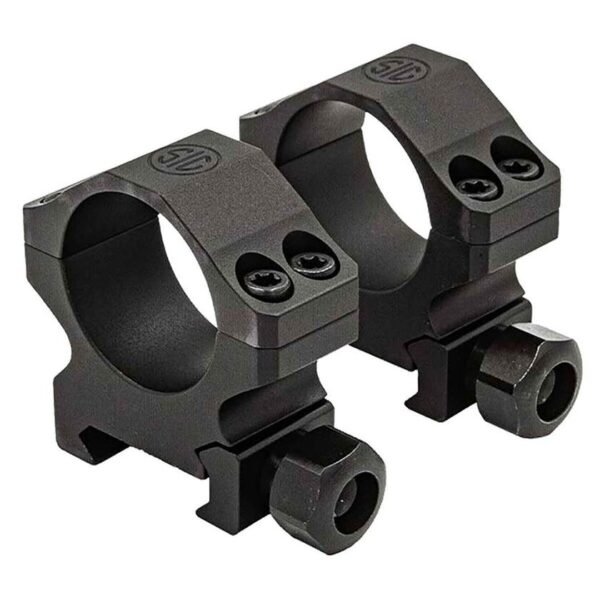 Sig Sauer Alpha1 1in, 1.25in Extra High Rifle/MSR Mount - Matte Black