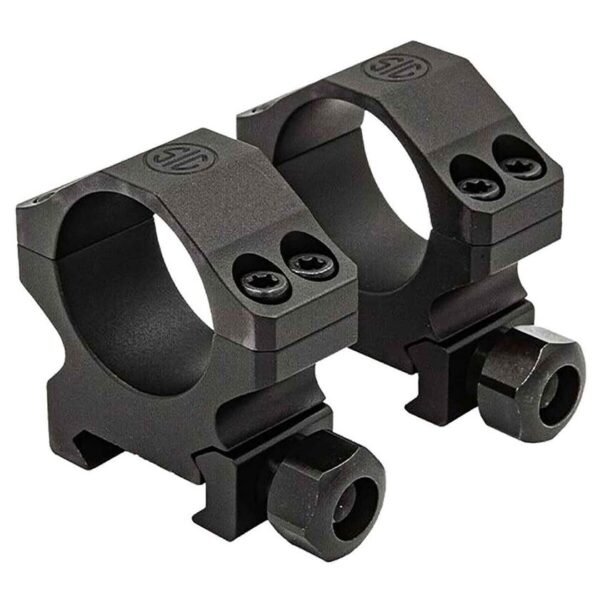 Sig Sauer Alpha1 35mm, 1.25in High Rifle/MSR Mount - Matte Black