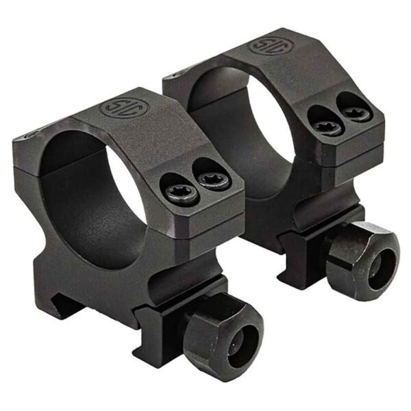 Sig Sauer Alpha1 30mm, 1.25in Extra High Rifle/MSR Mount - Matte Black