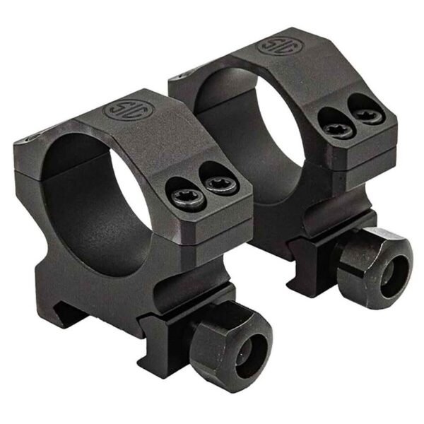 Sig Sauer Alpha1 30mm, .85in Low Rifle/MSR Mount - Matte Black