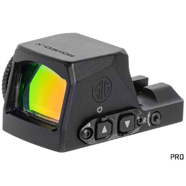 O158 449 Sig Sauer Romeo-X Pro 1x 24mm Red Dot - 2 MOA Red Dot / 32 MOA Circle