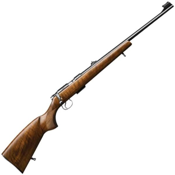 CZ 455 LUX Turkish Walnut/Blued Bolt Action Rifle - 22 WMR (22 Mag) - 20.5in