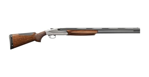 Benelli 828U 20 Gauge Over/Under Shotgun with AA-Grade Satin Walnut Stock and Engraved Nickel-Plated Receiver
