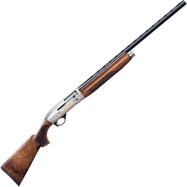 S183 Benelli Montefeltro Engraved Nickel Plated 20 Gauge 3in Semi Automatic Shotgun - 26in