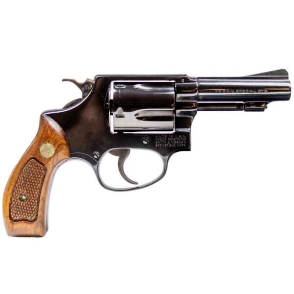 Smith & Wesson 36 38 Special 3in Blue Revolver - 5 Rounds - Used