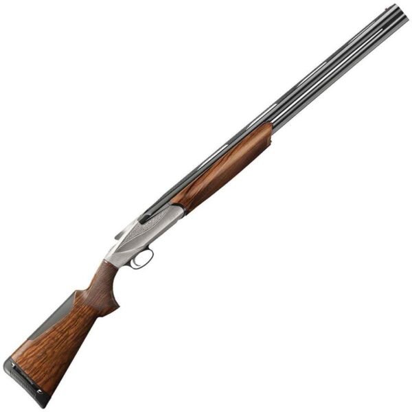 Benelli 828 U Field Nickel Plated Receiver Walnut/Blued 12 Gauge 3in Over Under Shotgun - 26in