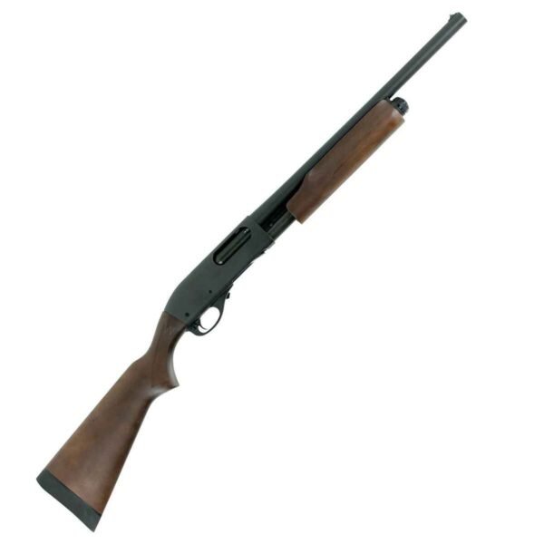 Remington 870 Hardwood Home Defense Matte Blued 12 Gauge 3in Pump Action Shotgun - 18.5in
