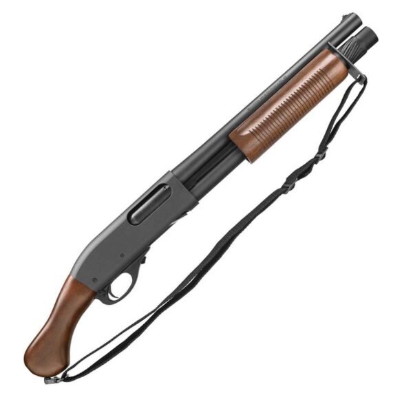 Remington Tac-14 Hardwood Matte Blue 12 Gauge 3in Pump Action Firearm - 14in