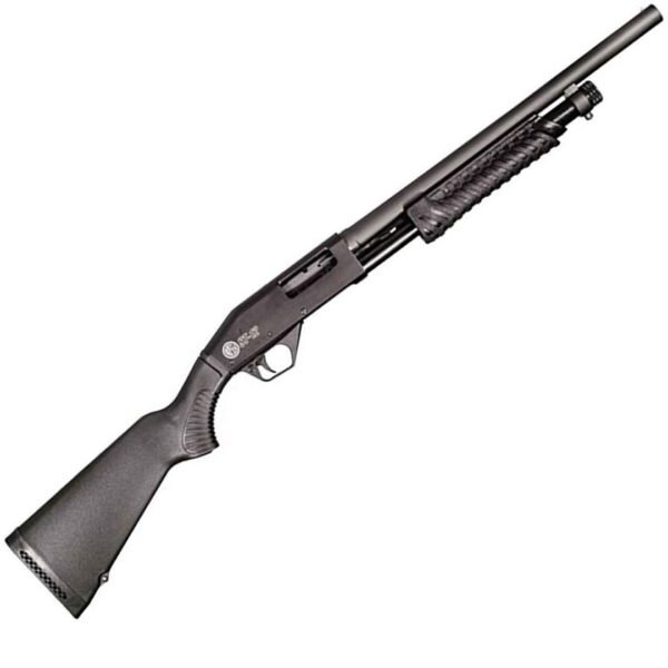 Rossi ST12 Matte Black 12 Gauge 3in Pump Action Shotgun - 18.5in