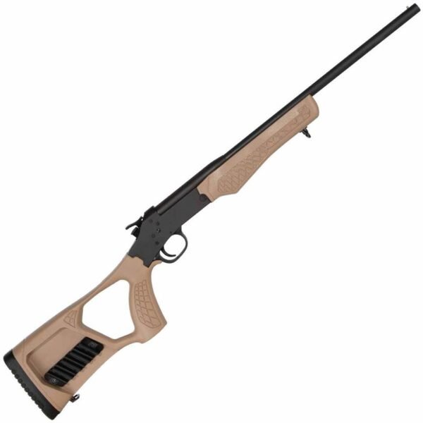 Rossi Tuffy Thumbhole Stock Black/Tan 410ga 3in Single Shot Shotgun - 18.5in