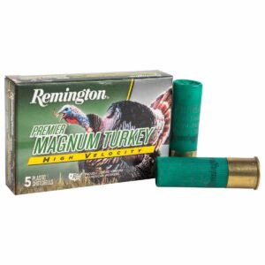 Remington Premier High-Velocity Magnum Turkey 12 Gauge 3in #4 1-3/4oz Turkey Shotshells - 5 Rounds