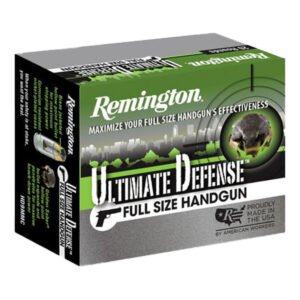 Remington Ultimate Defense 9mm Luger 124gr BJHP Handgun Ammo - 20 Rounds